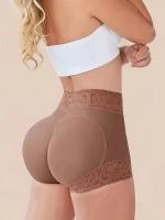 Bragas moldeadoras de talle alto con licra, lavables a máquina, construcción de control de barriga, adelgazantes y moldeadoras - details 1