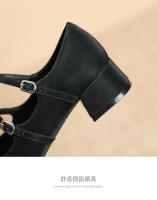 Zapatos de mujer con tacón bajo y hebilla plana - details 6