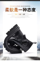 Cuero Piel de vaca Forro polar Botas cálidas para hombres Botas de tendencia versátiles Botas de herramientas - details 6