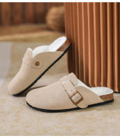 Zapatillas de casa de invierno Zuecos de mujer de felpa con plantilla ortopédica - details 20