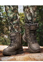 Botas tácticas de combate del desierto de la fuerza especial para hombre, zapatos de senderismo al aire libre, zapatillas de seguridad para el trabajo al tobillo - details 13