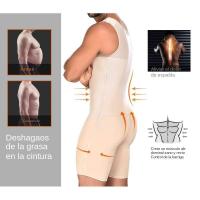 Camiseta interior para abdomen y pierna moldeadora de cuerpo para hombre - details 3