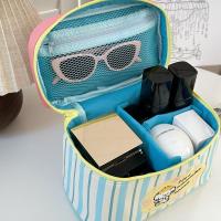 Bolsa de aseo multifuncional, bonita bolsa de maquillaje de gran capacidad con dibujos de cachorros, estuche de cosméticos de mano con cremallera, bolsa de almuerzo cuadrada para niñas - details 6