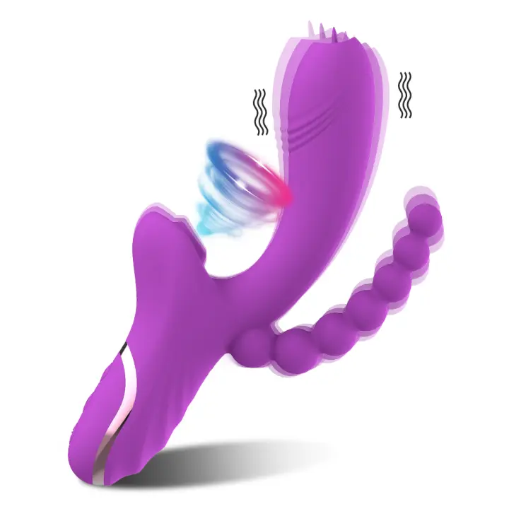 Vibrador de succión de clítoris 3 en 1 para mujer, succionador de clítoris femenino, consolador estimulador de vacío, Juguetes sexuales, productos para adultos 18 - 1