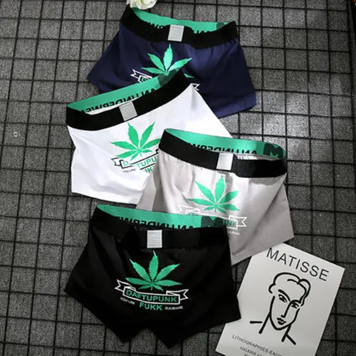 4 Uds. Ropa interior para hombre, Boxer de algodón para hombre, calzoncillos Boxer de talla grande, Boxer Tide para hombre, calzoncillos Cueca para hombre - 1
