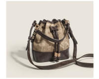 Bolsos para mujer 2023, nuevo estilo, bolso de cubo retro pintado al óleo de alta gama, popular este año, bolso de mensajero de un solo hombro para viajes diarios - details 15