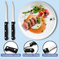 Juego de cubiertos para 12 personas, cubertería de acero inoxidable de 72 piezas con cuchillos para carne, cuchillo, cuchara, tenedor, juego de cubiertos, pulido espejo, apto para lavavajillas - details 4