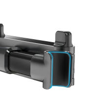 Reposacabezas telescópico Universal para asiento trasero de coche, soporte de tableta para iPad Mini Air Pro, 4-11 pulgadas, rotación de 360 grados, abrazadera de soporte para teléfono - details 9