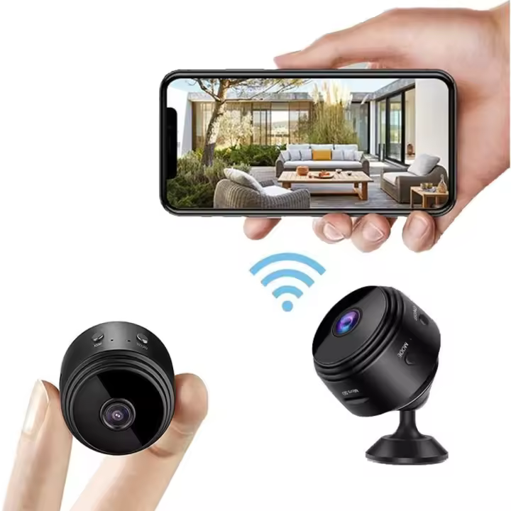 Minicámara espía inalámbrica 1080P Full HD con Audio y vídeo, Monitor de bebé secreto oculto, cámara de vigilancia de seguridad para el hogar - 1