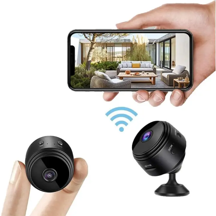 Minicámara espía inalámbrica 1080P Full HD con Audio y vídeo, Monitor de bebé secreto oculto, cámara de vigilancia de seguridad para el hogar - 1