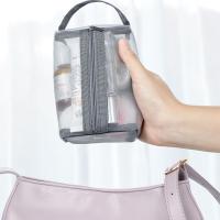 Bolsa de aseo transparente, bolsa de viaje con cremallera, bolsa de maquillaje, bolsa de cosméticos para mujer, bolsa de almacenamiento para el cuidado de la piel, bolsa de almacenamiento coreana - details 1