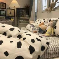 Juego de Ropa de Cama de Flores Europeas Suaves Cubierta de Edredón, Sábana, Fundas de Almohada - details 0
