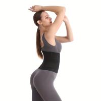 Faja de cintura ajustable de 3 capas para entrenamiento físico, soporte central adelgazante y estabilizador para entrenamientos y uso diario, lavable a máquina, mezcla de spandex/poliéster, accesorios de gimnasio - details 0