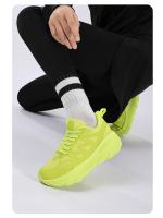 Zapatillas de running de alta elasticidad con absorción de impactos para hombre, zapatillas casuales para parejas de aeróbicos, zapatillas modernas y versátiles. - details 3