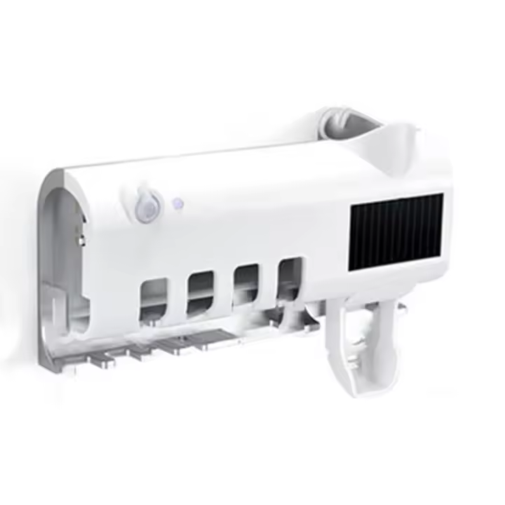 Soporte para cepillo de dientes UV, dispensador automático de pasta de dientes, exprimidores, accesorios de baño para el hogar, B - 1
