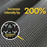 Oficina Ergonómica con Respaldo Adaptativo, Silla de Escritorio de Alto Respaldo con Reposabrazos 4D, Profundidad de Asiento Ajustable, Soporte Lumbar y Reposacabezas 2D, Negro - details 7
