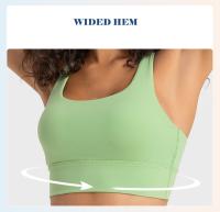 SHINBENE-ropa interior cruzada de Yoga para mujer, sujetadores deportivos de alta resistencia a prueba de golpes, belleza, espalda - details 2