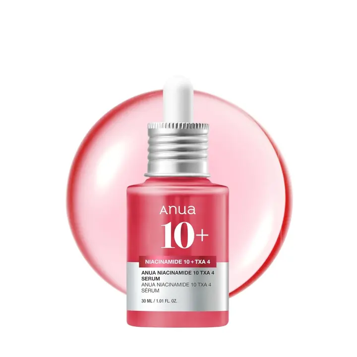 ANUA Niacinamide 10 + TXA 4 Serum, ácido hialurónico, ácido tranexámico, vitamina B12, suero facial para piel de cristal, piel aclaradora y radiante con color natural, cuidado de la piel coreano (30 ml / 1,01 fl. oz) - 1