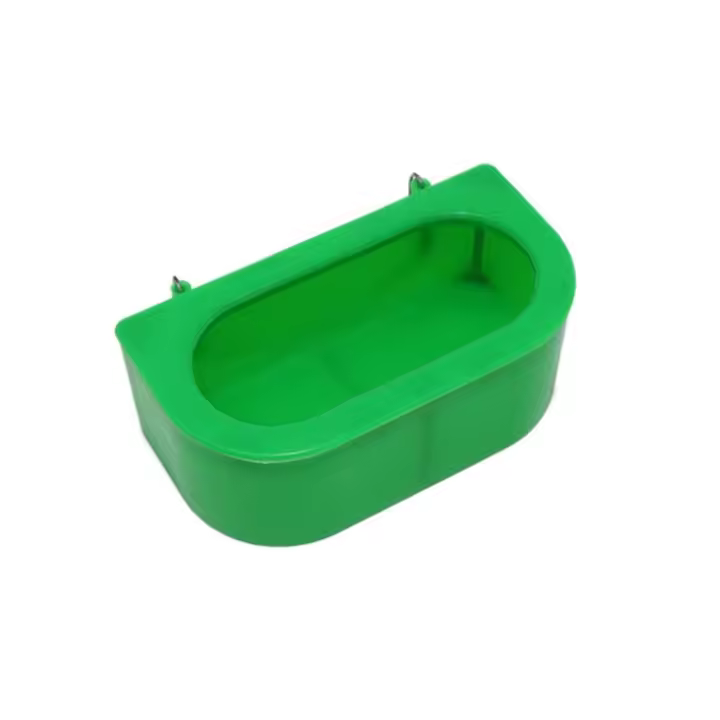 Accesorios para pájaros, dispositivo para beber loros Rectangular antidespersión, jaula para palomas, alimentador, caja de alimentación para pájaros - 1