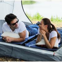 Cama Plegable Compacta Acampada Cama de Camping Jardin Portátil Ultraligera Fuerte Resistente, Capacidad de 120kg - details 5