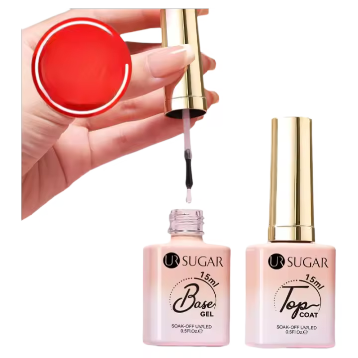 UR SUGAR 15ml sin limpiar Base superior Gel esmalte de uñas mate capa superior potenciador barniz semipermanente Soak Off UV LED Nail Art - 1