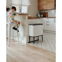 Brabantia Renew Collection Escobilla de baño con soporte, acero inoxidable, platino - details 7