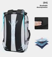 Nuevo Bolso de nailon para ordenador portátil con zapatero, mochila impermeable para viajes de montaña para hombre - details 8