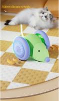 Juguete de Ratón Eléctrico para Mascotas Juguete Interactivo Recargable para Gatos con Evocación Intelligente de Obstáculos Suministros de Mascotas - details 9