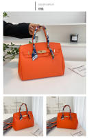 Kelly bolso de seda texturizada bufanda lichi patrón bolso de moda hombro de moda bolso de las mujeres - details 40