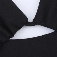Vestido Largo Sexy Negro con Decoración Hueca para Mujer con Temperamento, Verano 2025 - details 3