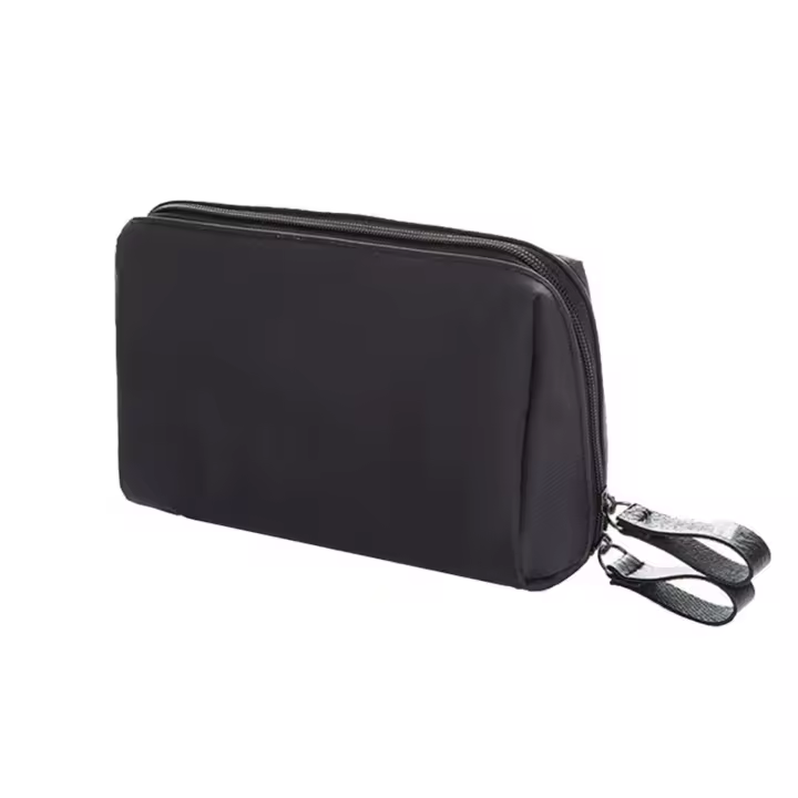 Bolsa de maquillaje de viaje, pequeña bolsa de cosméticos de viaje, bolsa de aseo portátil impermeable con cremallera - 1