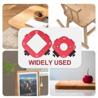 Plantillas de enrutador para carpintería, plantilla de posicionamiento de ángulo de arco de aleación de aluminio 4 en 1, R10-R50, reutilizable, bricolaje - details 11