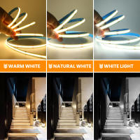 GAHADA Tira de LED COB de Alta Densidad 12V 24V 384Led/m Blanco/Blanco Cálido/Natural Blanco - details 5