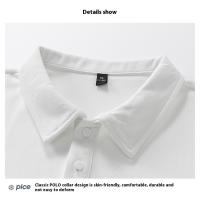 Camiseta manga corta hombre polo holgado antibacteriano adelgazante polo cómodo transpirable - details 11