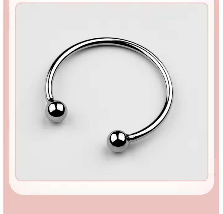 Anillos de Metal de acero inoxidable para hombres, cabeza Glan, productos estimulantes para adultos, Juguetes sexuales para hombres, retraso de la eyaculación - 1