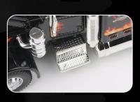 Camión de remolque de aleación para niños, modelo de coche, contenedor de Metal fundido a presión, vehículos de transporte de ingeniería, modelo de coche, juguete, regalo, nuevo, 1/24 - details 10