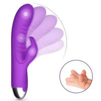 Silicone Real Touch Sensing Clitoral G Spot Estimulación Conejo Vibrador Vagina Masajero Juguetes Sexuales 7 Modos de Vibración de Frecuencia Orgasmo Productos para Adultos - details 1