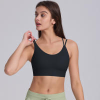 Hamidou-Sujetador de Yoga para mujer, ropa de Pilates de alta intensidad a prueba de golpes, con correas de hombro cruzadas absorbentes de golpes, para gimnasio - details 17