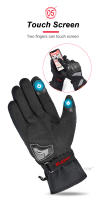 SUOMY-Guantes Térmicos impermeables para hombre y mujer, manoplas de invierno para Motocross, resistentes al viento, WP-06, 100% - details 10