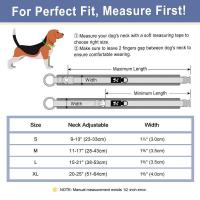 Collares de Nylon Suaves Acolchados para Perros Identificación de Mascotas Duradera - details 1