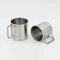 Tazas de titanio para acampar de acero inoxidable, villas turísticas, equipo de picnic, utensilios VIES para exteriores, utensilios de cocina portátiles para senderismo - details 1
