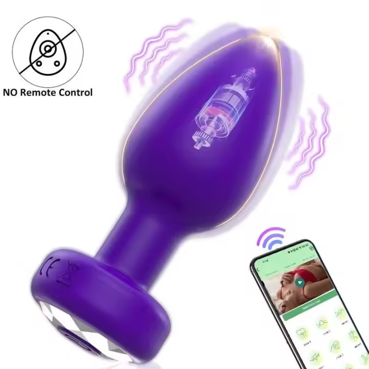 Vibrador Anal inalámbrico con Control remoto, tapón Anal, masajeador de próstata, masturbador vaginal femenino para adultos, Juguetes sexuales, mujeres, hombres, Gay - 1
