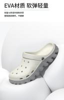 Vendaje agujero zapatos de los hombres de verano al aire libre desgaste bolsa de suela suave cabeza antideslizante transpirable zapatos de playa de los hombres vadear EVA zapatillas frescas - details 2