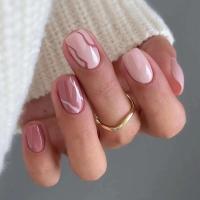 24 Unids/CA Love Pink Juego Completo Falso, Uñas Artificiales Removibles Impermeables, Uñas Decorativas para Mujer - details 20