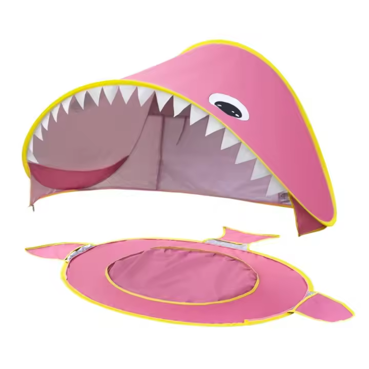 Carpa de playa para bebés con protección UV, refugio solar con piscina, carpa de playa emergente portátil para bebés y niños, protección UV para piscina. - 1