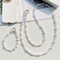 Correa para teléfono móvil con lazo de cuerda colgante, bolas peludas, cordón para teléfono móvil DIY, abalorio largo, correas para el cuello, parche de cordón - details 10