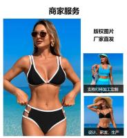 Nuevo traje de baño deportivo de dos piezas con bikini con lazo lateral para mujer - details 11