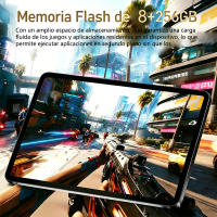 La tableta P30 de 10.1 pulgadas funciona con Android 15, viene con una funda con teclado incluida, ofrece una variedad de opciones de RAM (4/6/8 GB) y almacenamiento (64/128/256 GB), compatible con Wi-Fi 6, y está disponible en negro, plateado, naranja y - details 5