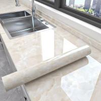 Pegatina de Pared de Mármol Vinílico Papel Tapiz Adhesivo Impermeable para Baño, Cocina, Armario - details 9