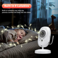 Awapow 3.5Inch Video Baby Monitor With Camera High HD Wireless Baby Nanny Security Camera Night Vision Temperature Monitoring - details 2